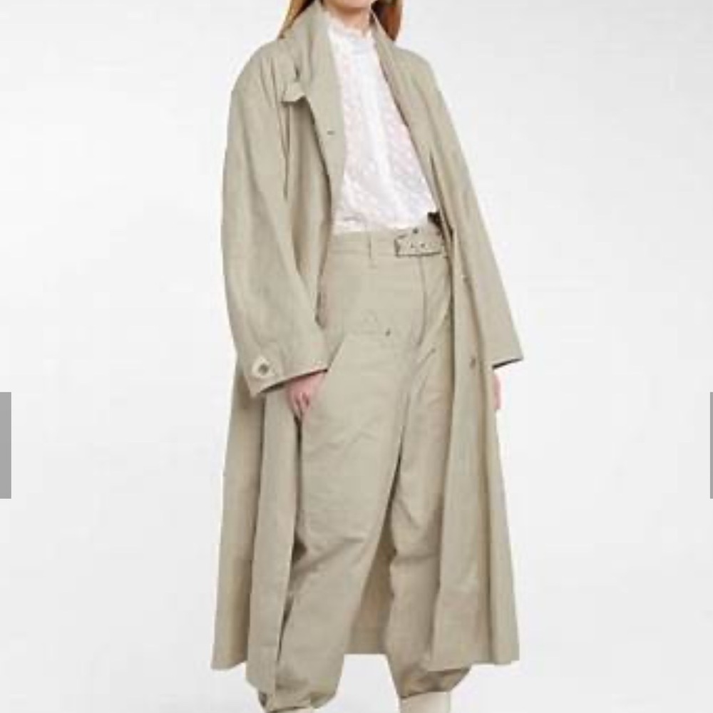 Isabel Marant Tan Belted Trench Coat - Picture 3 of 14